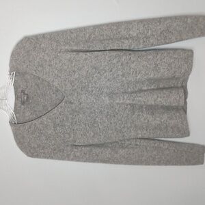 Ann Taylor Cashmere Women's Size Medium Sweater Soft Gray Quiet Luxury